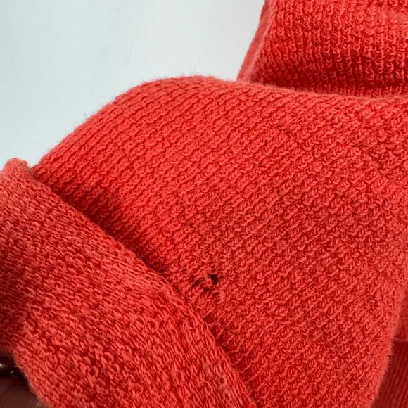 Universal Thread Red Half Button-Down Women's Knit Shirt - Picture 4 of 6